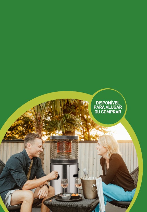 Aqueça o seu espaço com os nossos aquecedores a gás