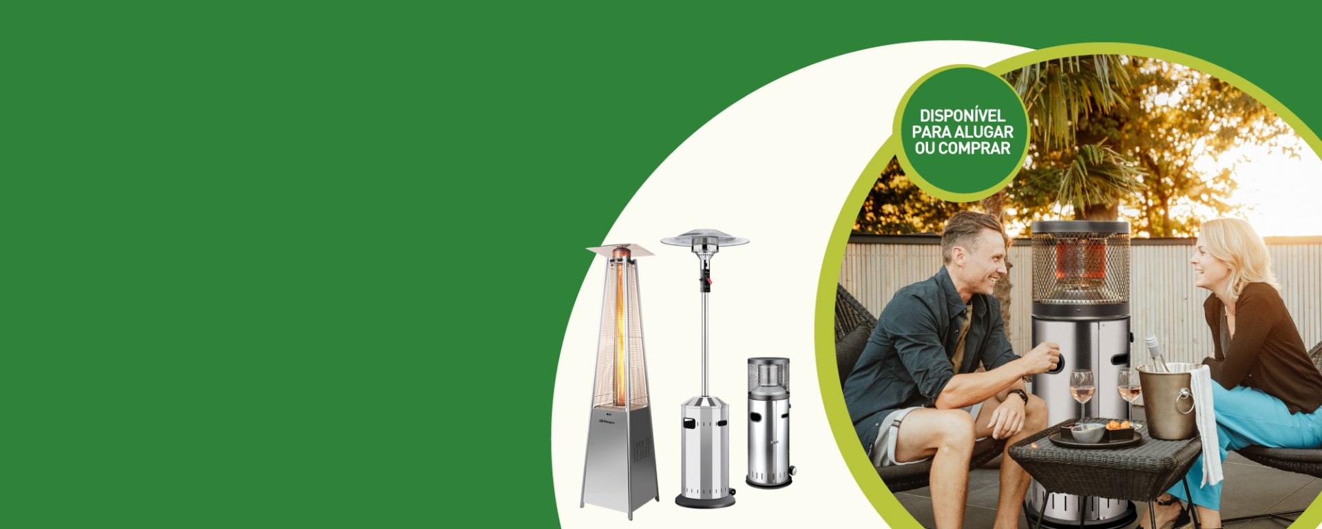 Aqueça o seu espaço com os nossos aquecedores a gás